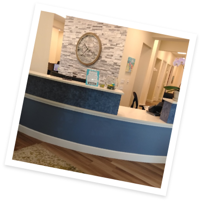 Front desk at pediatric dental office in Satellite Beach